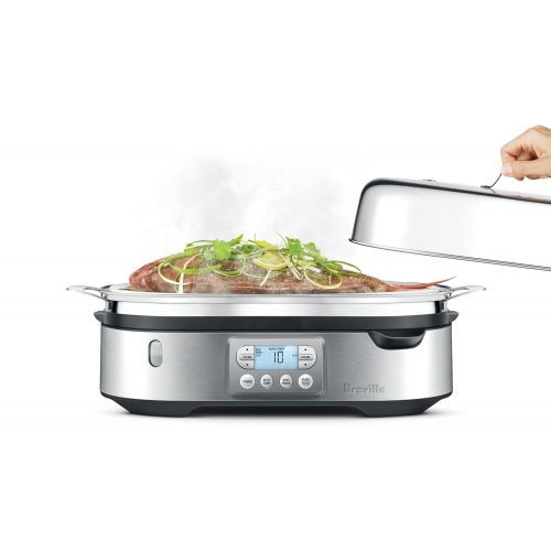  Secura Breville BFS800BSS Steam Zone Food Steamer, Brushed Stainless Steel