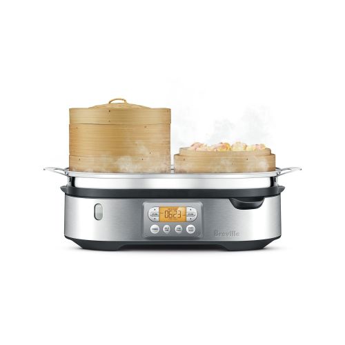  Secura Breville BFS800BSS Steam Zone Food Steamer, Brushed Stainless Steel