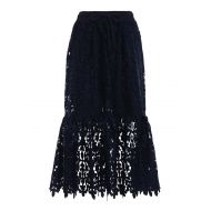 See by Chloe Lace midi skirt