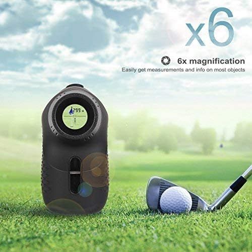  [아마존베스트]SeeKool 600M Golf Rangefinder Laser Waterproof IP54 6X Multifunctional Telescopic Rangefinder Ranging, Flagpole Lock, Fog and Speed