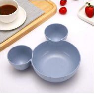 Best Quality - Dishes - Mickey Bamboo Baby Tableware Kids Divided Bowl FOOD GRADE ECO Children Baby Plate Baby Feeding Dinnerware Eating Food Dishes - by SeedWorld - 1 PCs