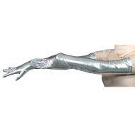 Seeksmile Unisex Shiny Metallic Spandex Glove