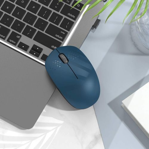  [아마존베스트]Wireless Mouse, 2.4G Noiseless Mouse with USB Receiver - seenda Portable Computer Mice for PC, Tablet, Laptop, Notebook - Blue & Black