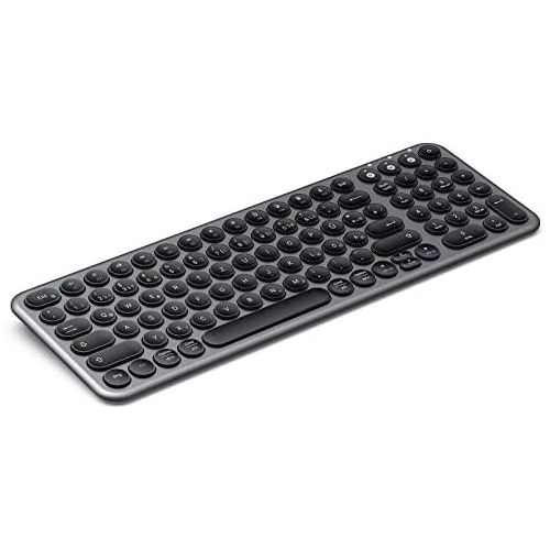  [아마존베스트]seenda Bluetooth Keyboard with 3 Bluetooth Channels, Wireless Ultraslim Rechargeable Wireless Keyboard for iPad, MacBook, iPhone, Android Tablet, Microsoft Surface, Windows Laptop,