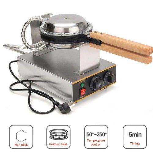  VEVOR Egg waffle maker FY-6 Commercial Use, Restaurant Grade | Durable Stainless Steel Construction with Adjustable Temperature Control