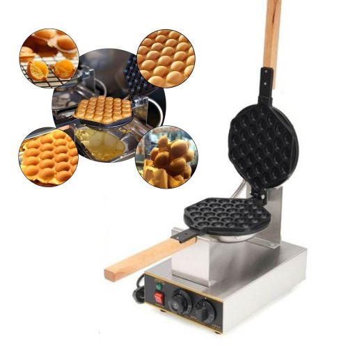  VEVOR Egg waffle maker FY-6 Commercial Use, Restaurant Grade | Durable Stainless Steel Construction with Adjustable Temperature Control