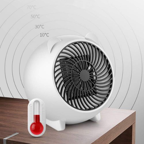  Sefitopher Space Heater Fan Heater Personal Mini Space Heater Portable Electric Heaters Fan with PTC Ceramic Heating Element & Overheat Protection For Home Office Under Desk Indoor