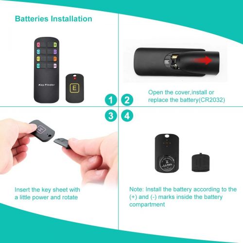  [아마존베스트]Segauin Key Finder Locator,Wireless RF Item Locator with Letters Key Tracker with 85DB Loud Beeping Sound and 115 Feet Remote Control 8 Receivers Anti-Lost Tags and Keychains