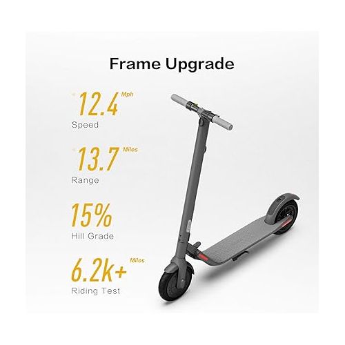  Segway Ninebot E22/E25/E45 Foldable Electric Scooter, 300W Motor, 13.7-28 Mi Range & 12.4-18.6 MPH, 9