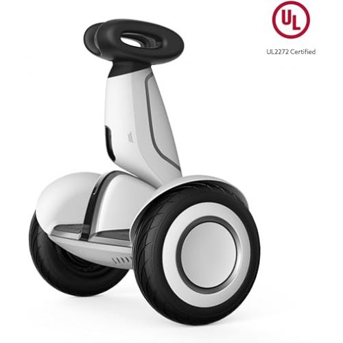  Segway Ninebot S Plus Smart Self-Balancing Scooter, Up to 22 Miles Range & 12.5 mph, Intelligent Lighting, Remote Control and Auto-Following Mode, UL-2272 Certified