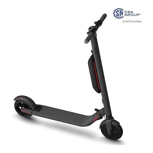  Segway Ninebot ES2/ ES3 Plus/ES4 Foldable Electric Scooter, 15 & 28mi Range, 15.5 & 19mph Max. Speed, w/t 300W Motor, Dual Suspension, External Battery, UL-2271 2272 Certified