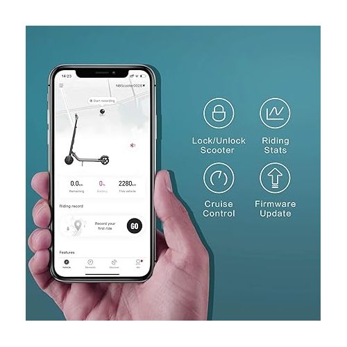  Segway Ninebot ES2/ ES3 Plus/ES4 Foldable Electric Scooter, 15 & 28mi Range, 15.5 & 19mph Max. Speed, w/t 300W Motor, Dual Suspension, External Battery, UL-2271 2272 Certified