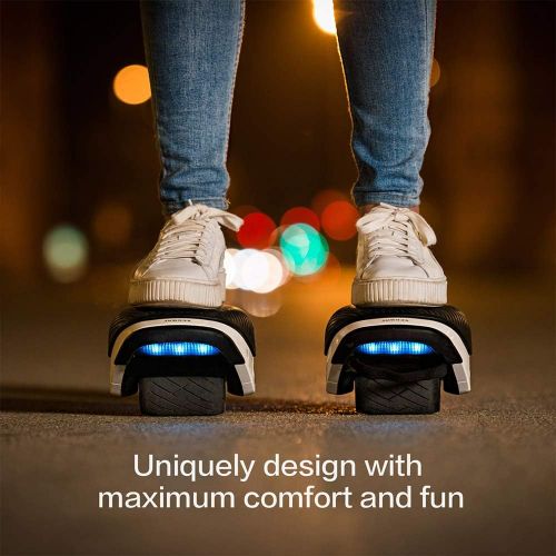  Segway Ninebot Drift W1, Electric Roller Skates Hovershoes, Two Wheels self Balancing Scooter with RGB LED, Rollerblades for Kids and Adults