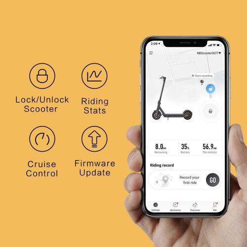  Segway Ninebot MAX Electric Kick Scooter, Max Speed 18.6 MPH, Long-range Battery, Foldable and Portable