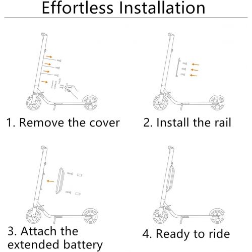  Segway Ninebot External Battery Pack for ES1/ES2/ES4 Electric Kick Scooters