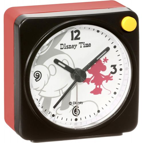 세이코 Seiko Disney Mickey Mouse Minnie Mouse quartz alarm clock (black paint) FD468K