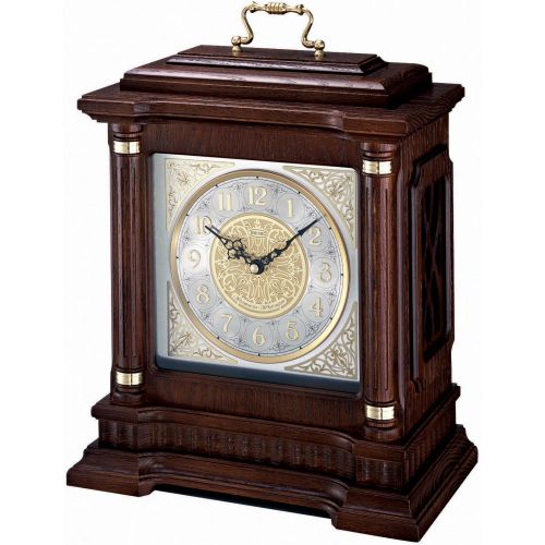 세이코 Seiko Mantel Chime Carriage Clock with Hand-Rubbed Finish