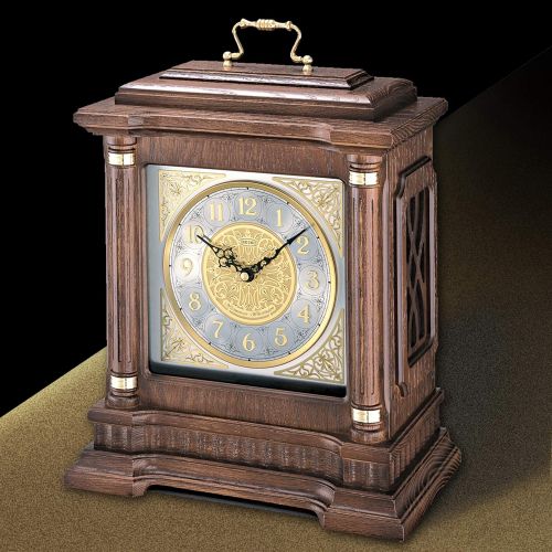세이코 Seiko Mantel Chime Carriage Clock with Hand-Rubbed Finish