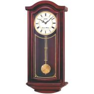 Seiko Wall Pendulum Clock Mahogany Finish Solid Wood Case