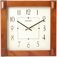 Seiko Wall Clock With Dark Brown Case