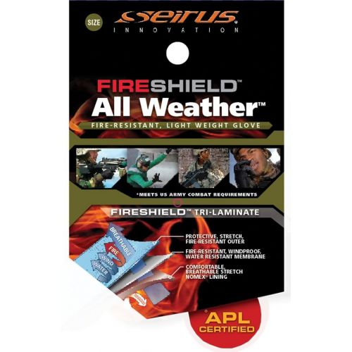  Seirus Innovation 8005 Fireshield All Weather Polartec Glove - APL Certified OSHA Visible Fire Resistant Label