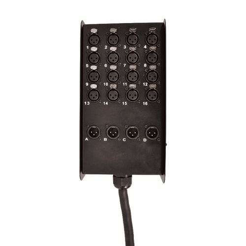  Seismic Audio Small Footprint XLR Stage Box Snake - 6, 8, 12, 16, 24, 32 Channel - 25 to 100 - SACB-Series