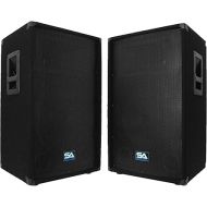 Seismic Audio Speakers Pair of 15” Speakers, PA/DJ Speakers, PRO Audio, 700 Watts Speakers