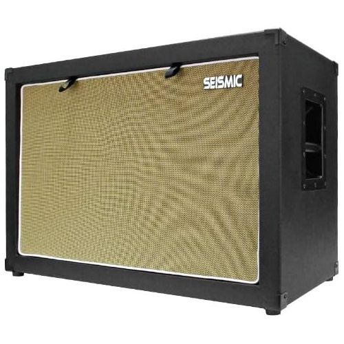  Seismic Audio - 2x12 GUITAR SPEAKER CAB EMPTY - 7 Ply Birch - 212 Speakerless Cabinet NEW 12 Tolex - Black Tolex - Wheat Cloth Grill - Front or Rear Loading Options