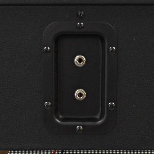  Seismic Audio - 12 GUITAR SPEAKER CABINET EMPTY - 7 Ply Birch - Speakerless 1x12 Cab - Vintage NEW - Black Tolex - Black Cloth Grill - Front or Rear Loading Options