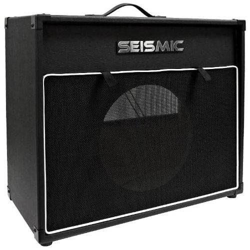  Seismic Audio - 12 GUITAR SPEAKER CABINET EMPTY - 7 Ply Birch - Speakerless 1x12 Cab - Vintage NEW - Black Tolex - Black Cloth Grill - Front or Rear Loading Options