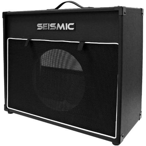  Seismic Audio - 12 GUITAR SPEAKER CABINET EMPTY - 7 Ply Birch - Speakerless 1x12 Cab - Vintage NEW - Black Tolex - Black Cloth Grill - Front or Rear Loading Options