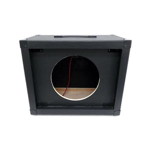  Seismic Audio - 1x12 GUITAR SPEAKER CAB EMPTY - 7 Ply Birch - 12 Speakerless Cabinet - Black Tolex - Wheat Cloth Grill - Front or Rear Loading Options