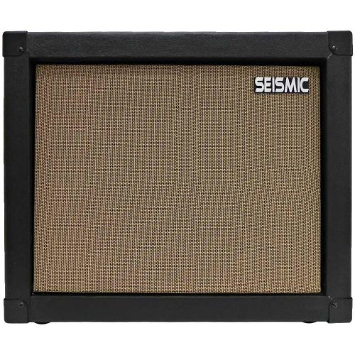  Seismic Audio - 1x12 GUITAR SPEAKER CAB EMPTY - 7 Ply Birch - 12 Speakerless Cabinet - Black Tolex - Wheat Cloth Grill - Front or Rear Loading Options