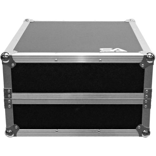  Seismic Audio - SATAC2x10 - Heavy Duty 2 Space ATA Rack Case with 10U DJ Mixer Top and Laptop Shelf - Pro Audio DJ Rack with Sliding Shelf: Musical Instruments