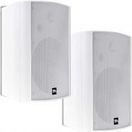 Seismic Audio - SA-IOHS6W-BT - Pair of 6.5 Inch 2-Way Indoor/Outdoor Bluetooth Speakers - 400 Watts White