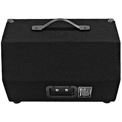  [아마존베스트]Seismic Audio Pair of 10 Floor Monitors Studio, Stage, or Floor use - PA/DJ Speakers - Bar, Band, Karaoke, Church, Drummer use