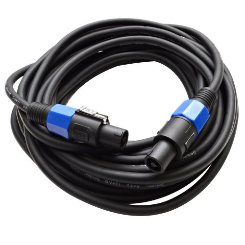  Seismic Audio - TW12S35 - 35 Foot Speakon to Speakon PADJ Speaker Cable - 2 Conductor - 12 Guage