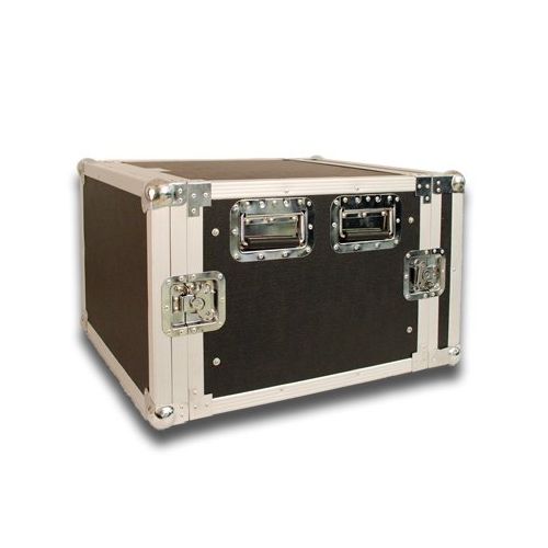  Seismic Audio - 8 SPACE RACK CASE for Amp Effect Mixer PADJ PRO Audio