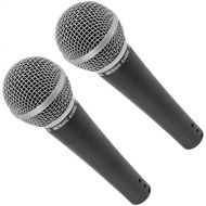 Seismic Audio - SA-M30 (Pack of Two) - Dynamic Microphone for Vocals