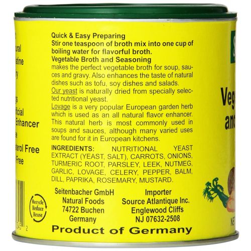  Seitenbacher Vegetarian Vegetable Broth and Seasoning, 5-Ounce Cans (Pack of 6)