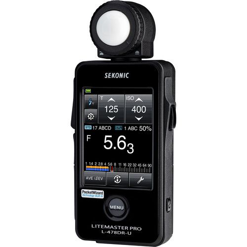  Sekonic LiteMaster Pro L-478DR-U Light Meter for PocketWizard System