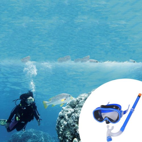  Sel-More sel More Scuba Swimming Swim Diving Mask and Snorkel Set Snorkelling Swimming Glasses Silicone Anti Fog Swimming Goggles for Children Boys Girls