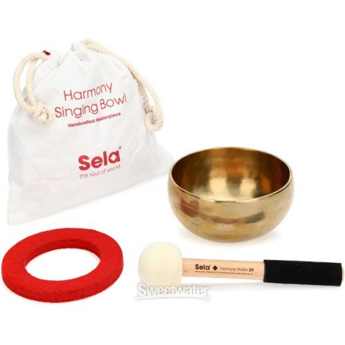  Sela Harmony Singing Bowl with Mallet - 5.9-inch