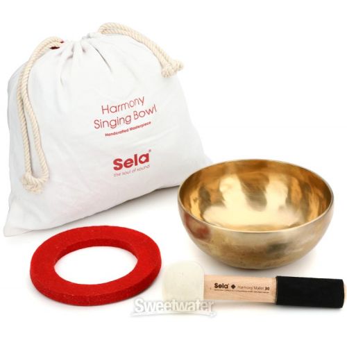  Sela Harmony Singing Bowl with Mallet - 8.7-inch