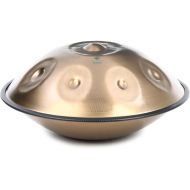 Sela Unity 9-note Handpan - C# Kurd, Stainless Steel