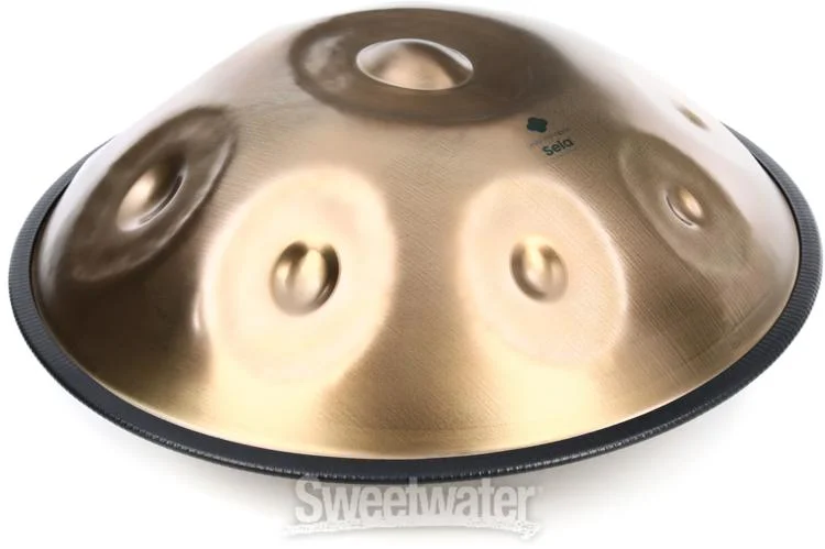  Sela Unity 9-note Handpan - C# Kurd, Stainless Steel