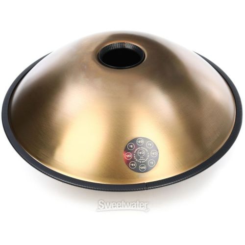  Sela Unity 9-note Handpan - C# Kurd, Stainless Steel