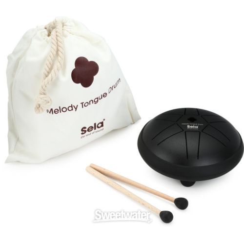  Sela Malody Tongue Drum - C Major Pentatonic, Black