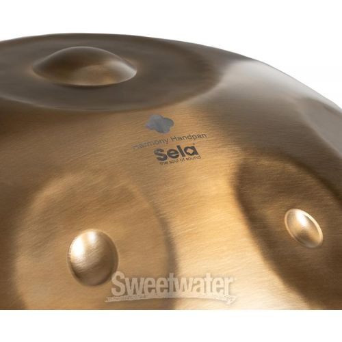  Sela Harmony 9-note Handpan - E Kurd, Stainless Steel