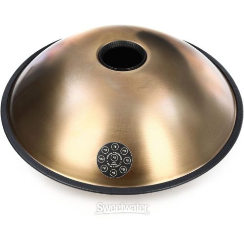  Sela Harmony 9-note Handpan - E Kurd, Stainless Steel